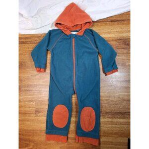 Ducksday‎ Orange Green Fleece Size 92-98
